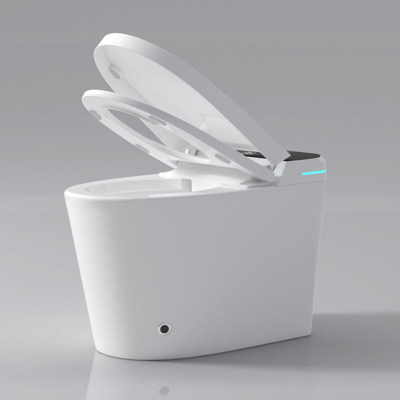Intelligent Bidet Toilet - Auto Open/Close Seat, Foot Sensor, Rear Cleansing Mode, White Seat Open/Close, Deodorizing Function,