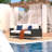 Sameko Sunbrella Outdoor 78In. Sofa-100515004-100515001