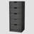Kamran Dresser Kamran, Five Drawer Narrows, Width X 17,7-34698837