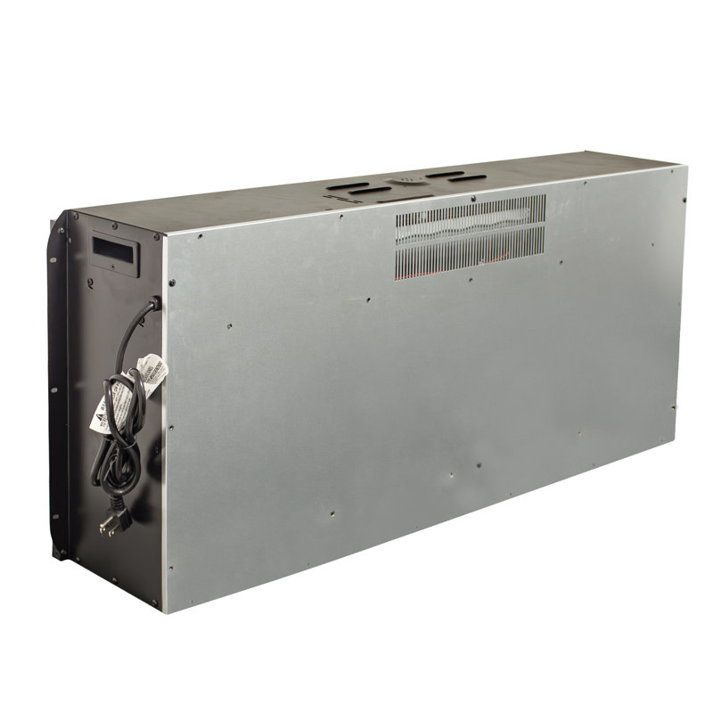 Foyer électrique avec haut-parleur de style occidental, minuterie de 8 heures, 11 réglages de température, flamme réaliste pour la certification de l’espace principal / UL, 5018 par sortie de chaleur, 2 options d'installation, 4 luminosité