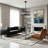 Modern 6-Light Dimmable Drum Crystal Chandelier