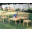 Classic Outdoor Square Teak Side Table-2074255562