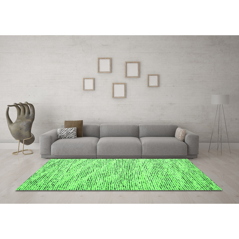 Anayi Washable Indoor Rug, Round 5'