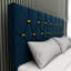 Lit en velours moderne avec lit gigogne double et 2 tiroirs de rangement