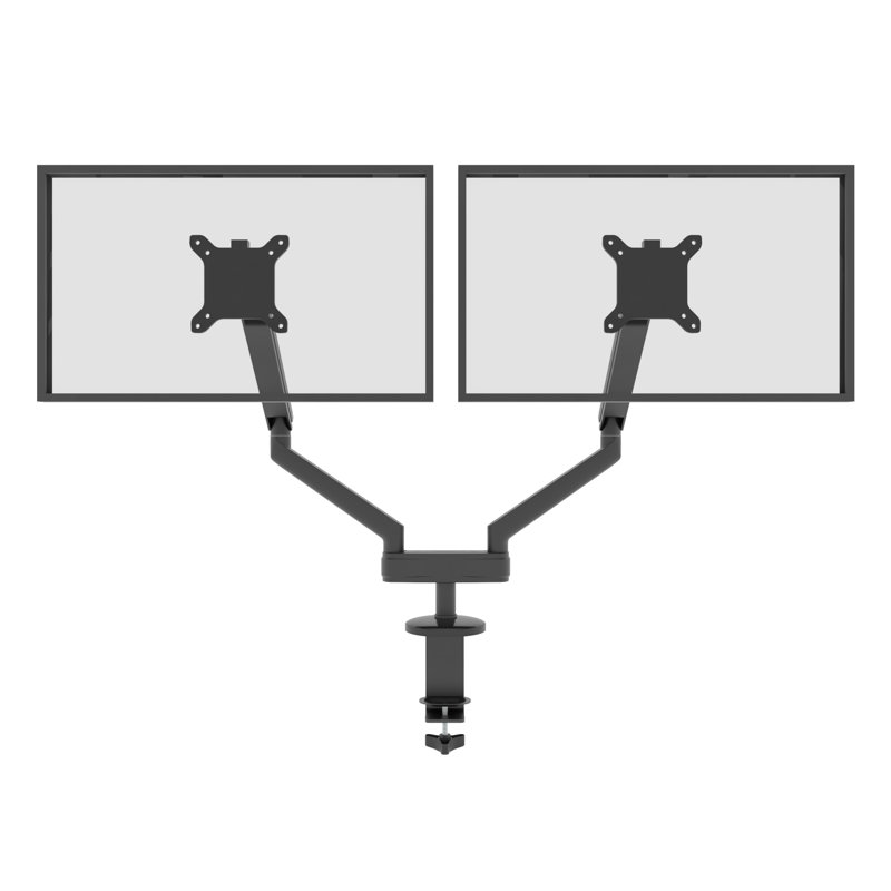 Bestar Multi-Screen Desktop Mount, Black