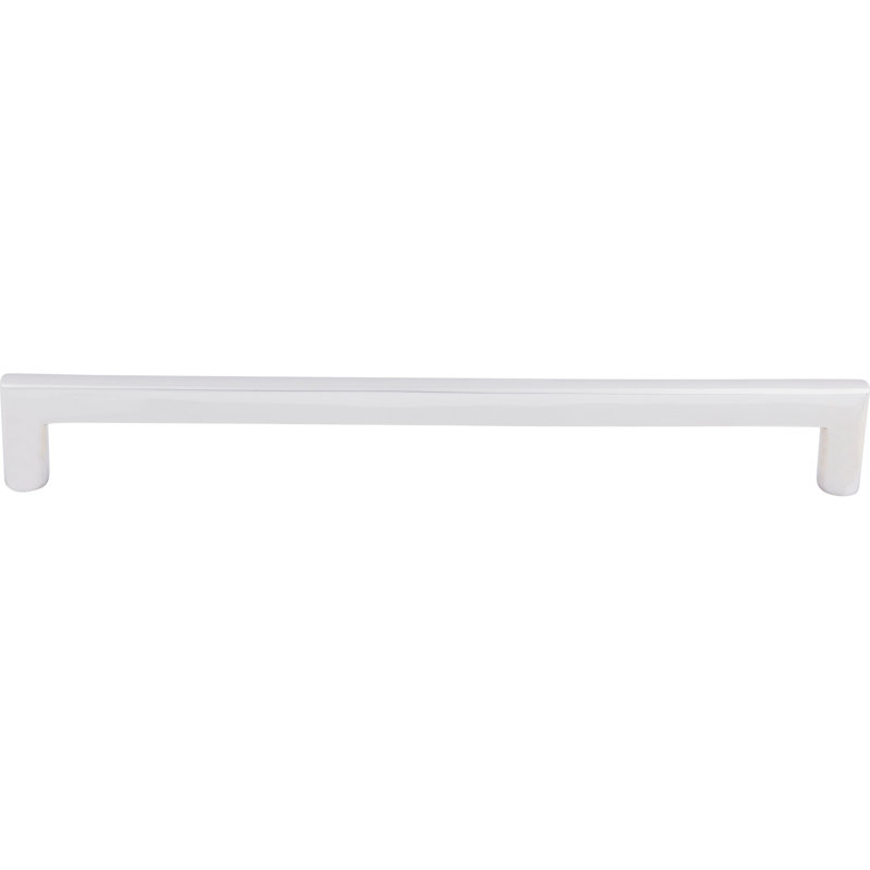 Aspen II Flat Sided Appliance pull, Polished Chrome, 12" Center to Center