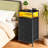 Night Stand With Charging Station, Tall Nightstand With USB Ports And Outlets, 4 Fabric Storage Drawers, Small Dresser Bed Side Table-1499028740
