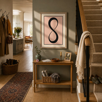 Infinity Symbol Minimalist - Framed Print