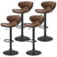 Tabouret de bar pivotant à hauteur ajustable Costway-55177137