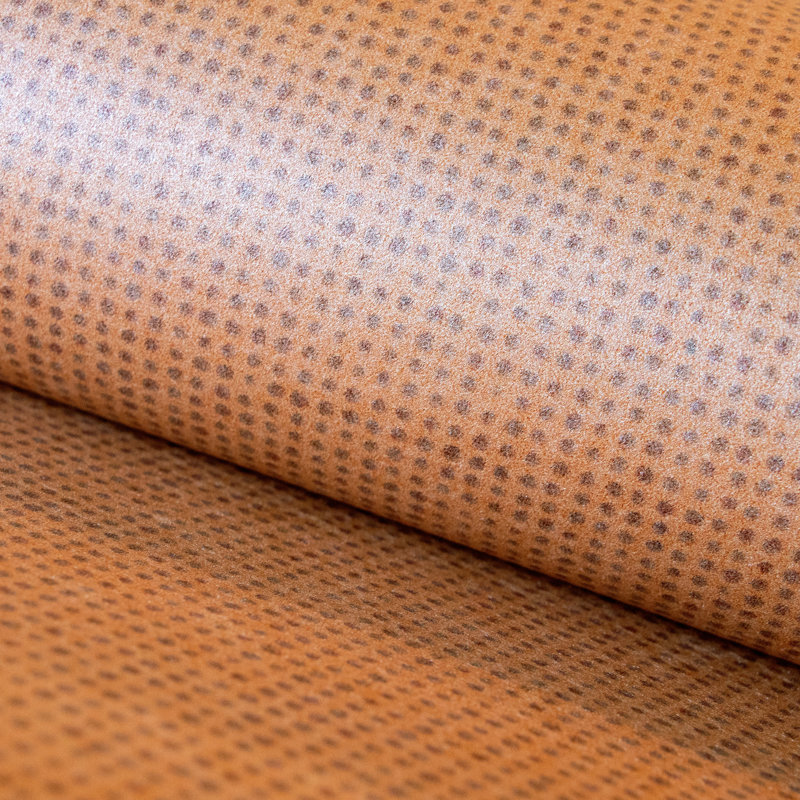 Rouleau de papier peint à petits pois Smooth Glitter Collection Great Kids, Orange