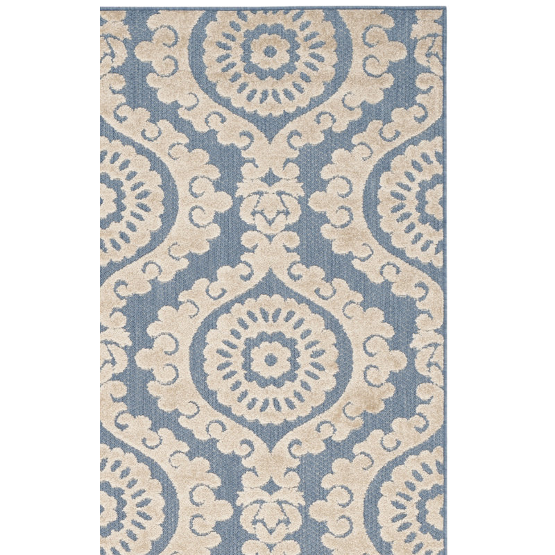 Danyea Performance Geometric Rug, Rectangle 3'3" x 5'3"
