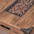 Outdoor Patio Concrete Fire Table, Rectangle Gas Burning 56-Inch Fire Pit - 50,000 BTU, Wood Pattern Fire Table,Tank Cover Not Included
