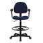 Fabric Drafting Chair with Adjustable Cylinders-498899222-498899221