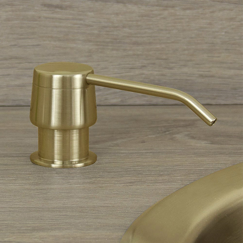 Brushed Steel 270Ml Integrated Kitchen Sink Soap Dispenser 846913C92E524F58B0E914FC155D0263, Bronze
