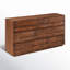 Madagascar 6 Drawer 68" W Solid Wood Chest