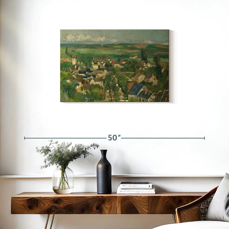 Vue panoramique d'Alvord Auvers, H 20 po x l 30 po