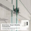 Mortix 56"-60" W X 74" H Frameless Single Sliding Shower Door With Soft - Closing & Clear  8Mm(5/16" ) Tempered Glass-116536663