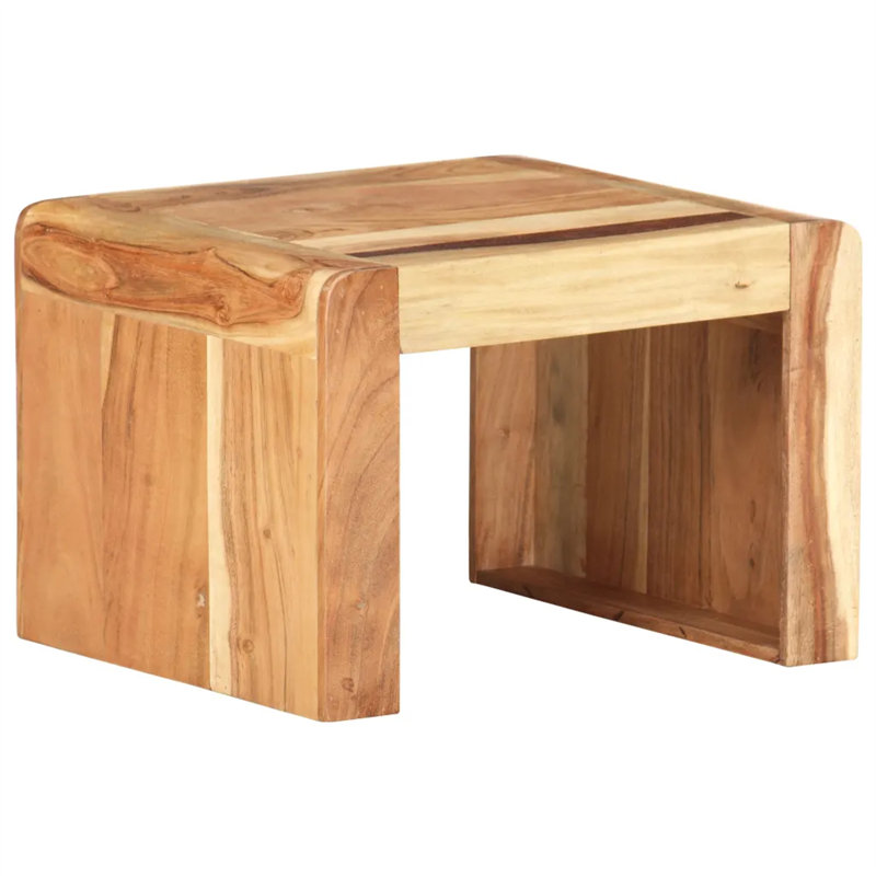 Carli Solid Wood Sled End Table