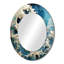 Saswin sarcelle jaune océan Oceanic Odyssey Patchwork II - miroir décoratif océan, miroir mural côtier, impression d'art en métal-1862239597-1862239585