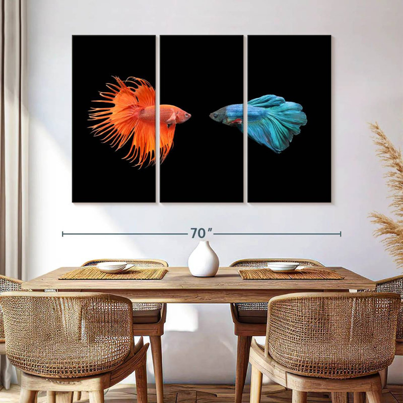 Brampt Betta Fish Meet, 42" H x 65" W
