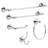 Delta Cassidy Wall Mount Round Open Towel Ring Bath Hardware Accessory-9741960