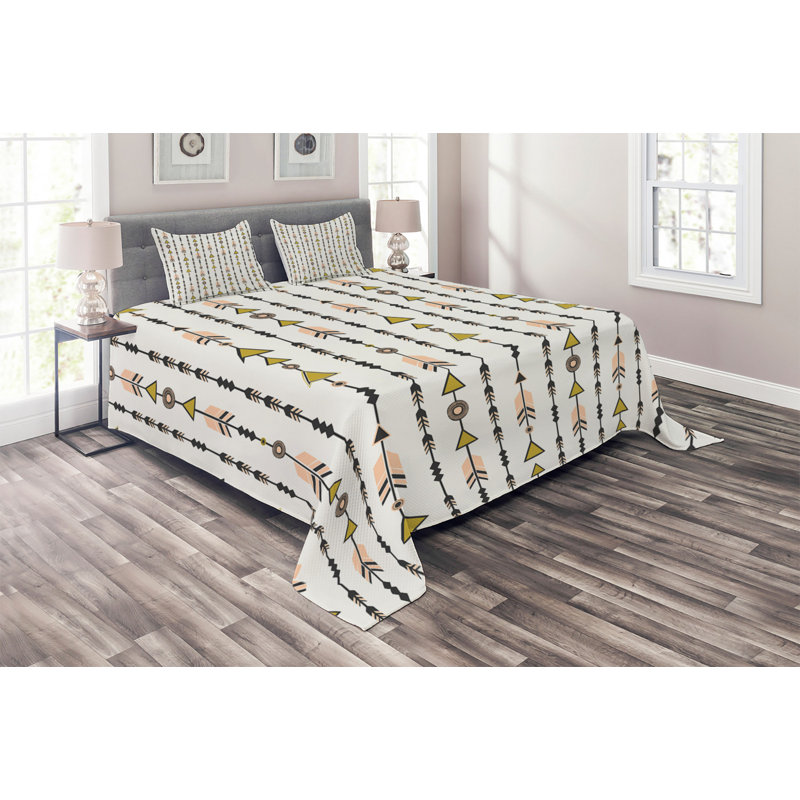 Modern & Contemporary Geometric Shapes Coverlet