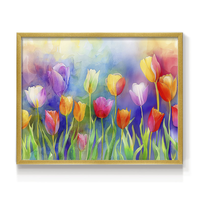 Floral Series-C -Framed Print - Restickable