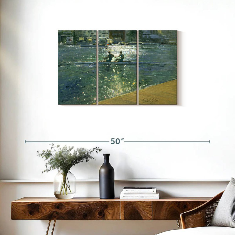 Crossing The Light Break Henley, 20" H x 33" W