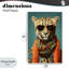 Plaque murale Safari Glamour Leopard, design par Andrea Haase-866578593