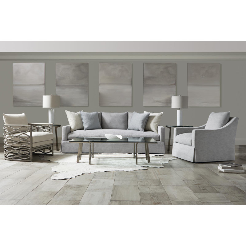 Bernhardt Grace Fabric Sofa, Toffee Velvet 1667-020