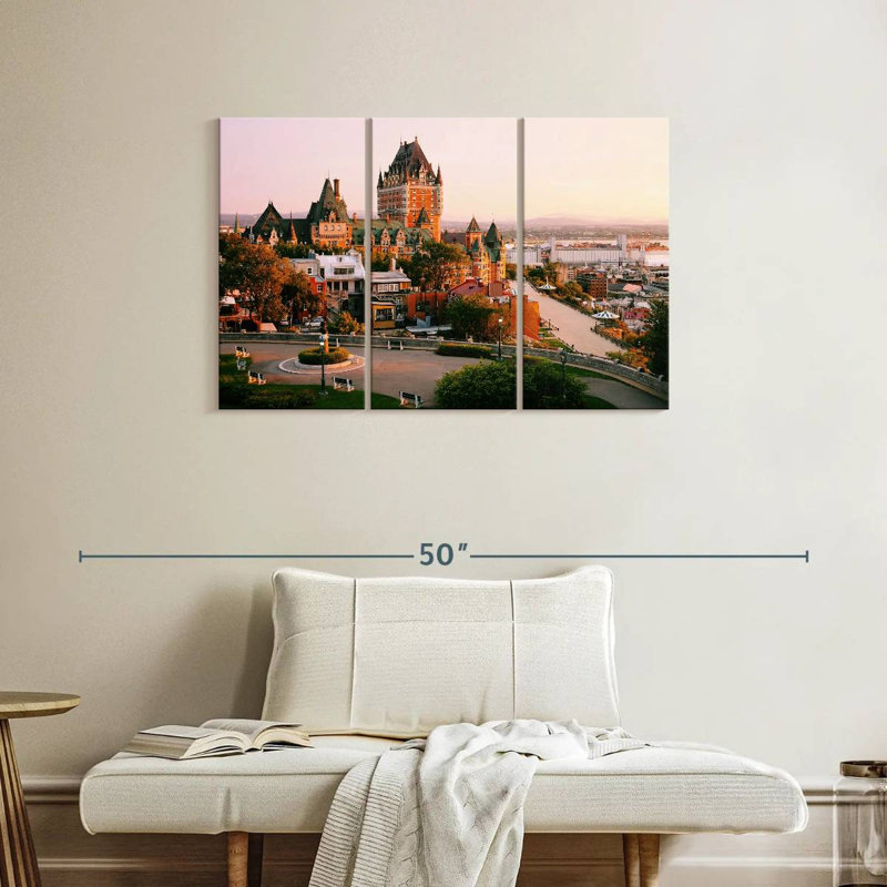 Lilie Québec Château Frontenac, H 24 po x l 38 po