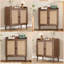 Buffet vintage en rotin avec rangement pour salle à manger, salon ou couloir-571061146