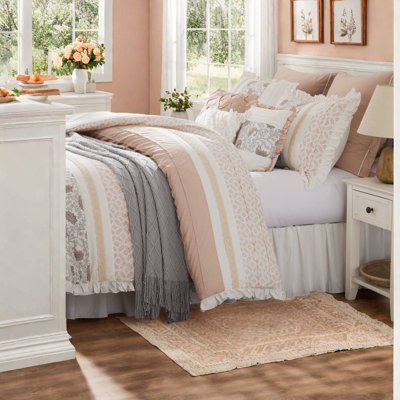 Premium Bedding Sets, Cotton Percale King Farmhouse Bedroom Home
