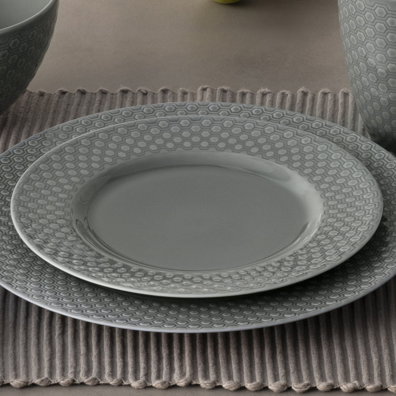 Ensemble de 4 assiettes à salade Kikko, 8,25 po, Mousse