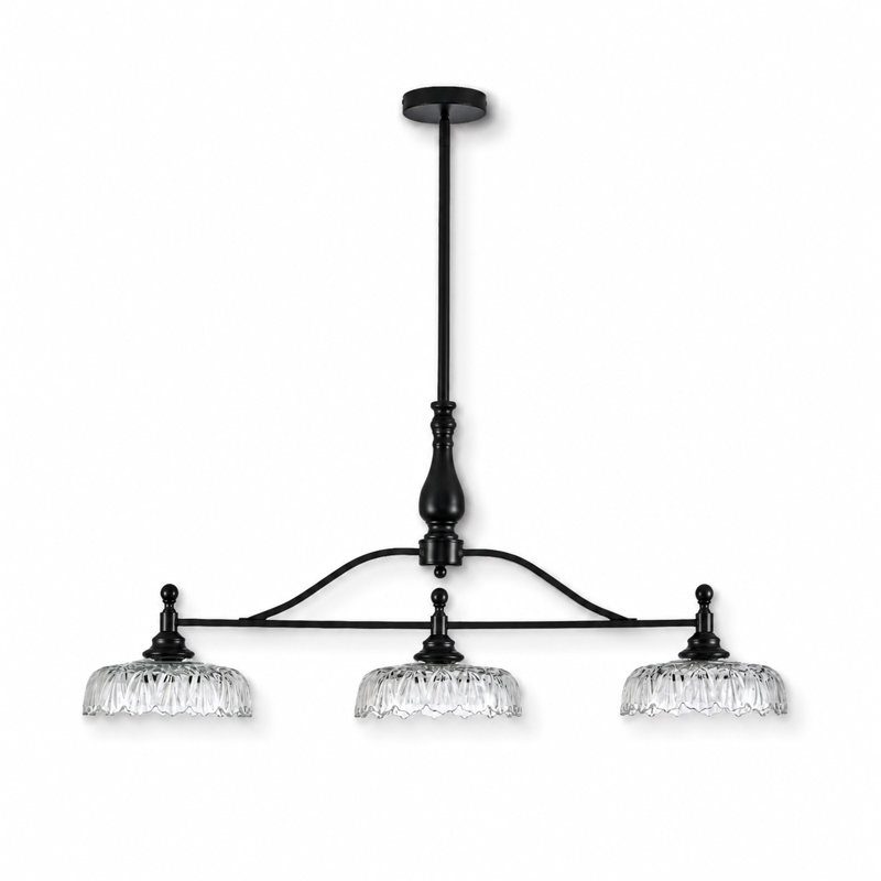 Lustre rétro noir mat, style designer, Matte Black, 3