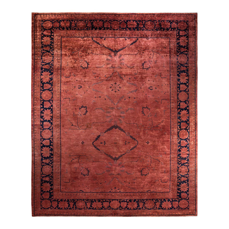 Digory One-of-a-Kind 12' 0" X 14' 5" New Age Wool Area Rug Red