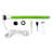 ALEKO Motorized Retractable Outdoor Awning with White Frame-19996888-111027271