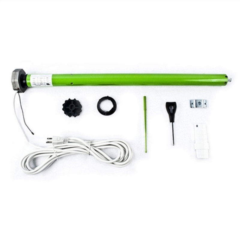 Green AC Tubular Motor with Built-in Receiver for Awnings