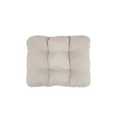 Outdoor Ottoman Cushion with Cushion Cover, Beige