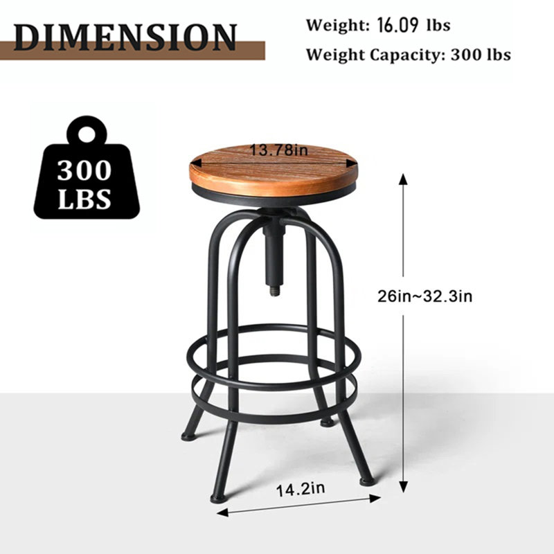 Roseboro 2 - Person Pine Solid Wood Top Four Leg Dining Set