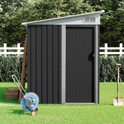 Azzahra 7ft. W x 5ft D Zinc Steel Tod Shed