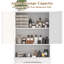 Over The Toilet Storage Cabinet Toilet Bathroom Shelf Organizer With Double Doors