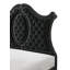 Lit de grand lit 1pc avec tête de lit capitonnée, revêtement luxueux et garniture cloutée complexe à motif de losanges touffeté de luxe moderne-1664992730-1674856620