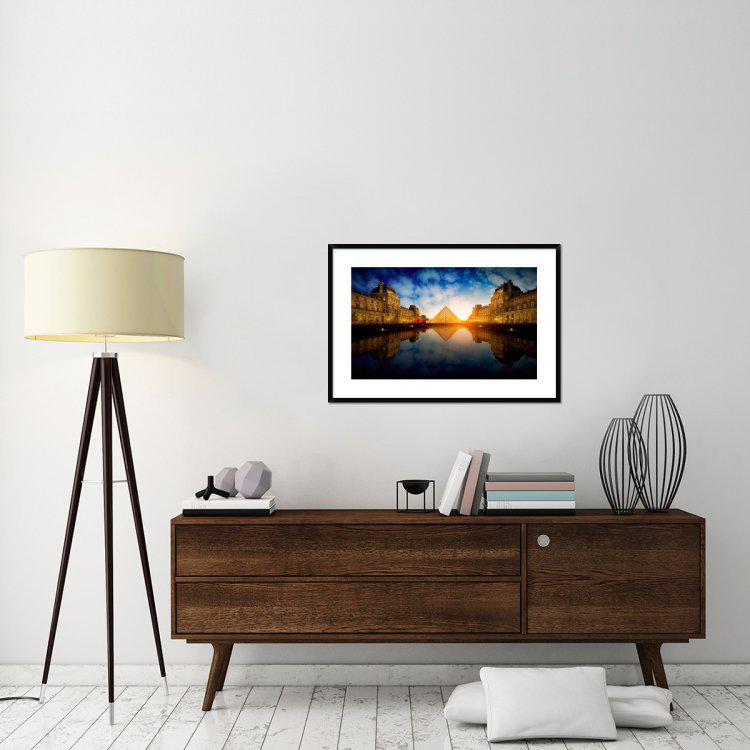 " Le Louvre " by Cuomo Massimo, 24.3" H x 36" W x 1.5" D