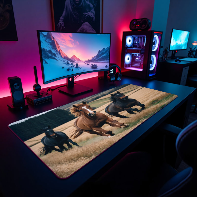 Polyester Desk Pad, 23.6x13.8