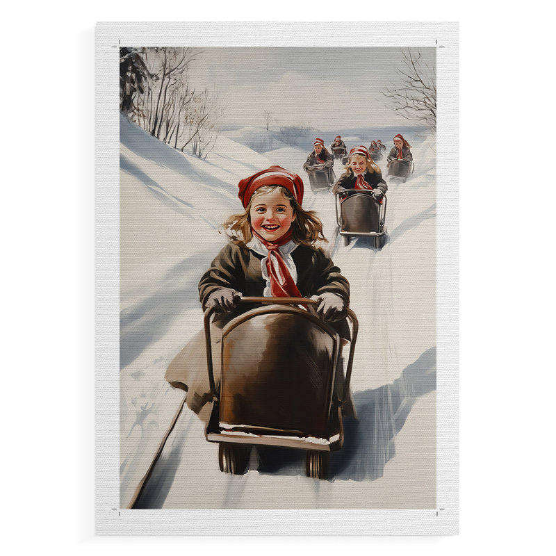 Art des Fêtes de Noël - série 2-XXIX - reproduction de toile seulement - NON-CADRE