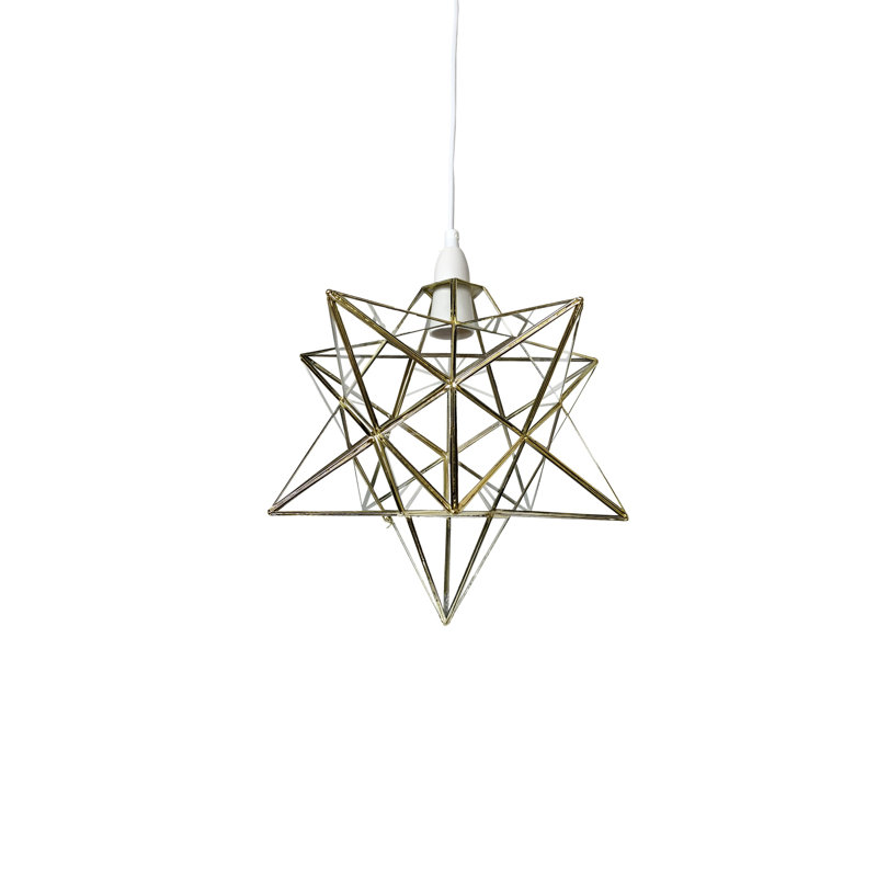 30cm H Glass Lamp Shade in Clear