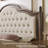 Solid Wood Bed Frame With Linen Upholstered Headboard, Wood Platform Bed With Wood Slats, No Box Spring Needed, Easy Assembly, Walnut-98972579