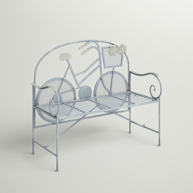 Banc de jardin en acier inoxydable Tyna