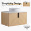 Meuble-lavabo mural simple 30 po avec comptoir en céramique-1329881439